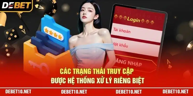 Các trạng thái truy cập được hệ thống xử lý riêng biệt