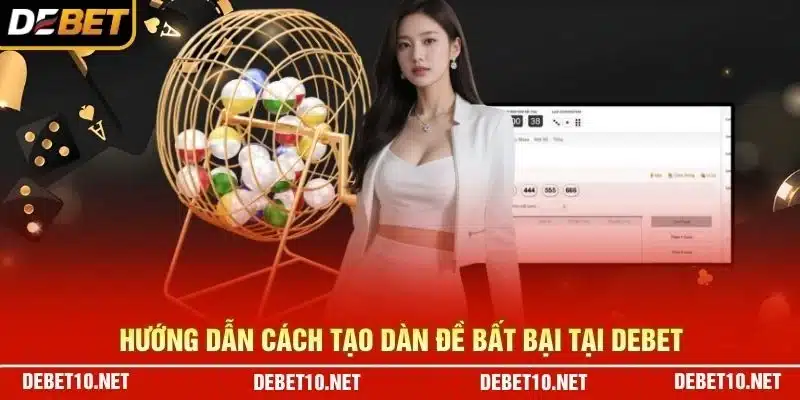 Hướng dẫn cách tạo dàn đề bất bại tại Debet