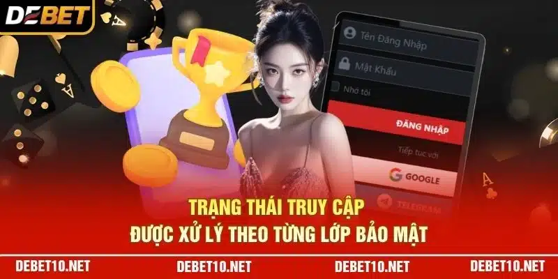 Trạng thái truy cập được xử lý theo từng lớp bảo mật